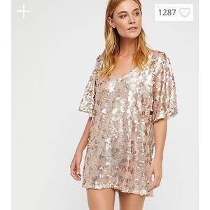 Sequin T-Shirt Dress